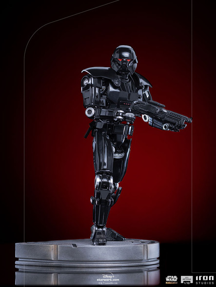 Star Wars: The Mandalorian Dark Trooper 1:10 Scale Statue by Iron Studios