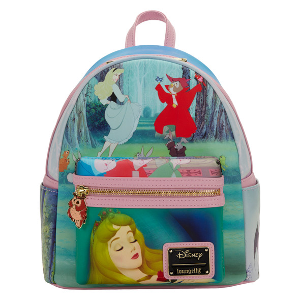 Sleeping Beauty Stained Glass Castle Mini-Backpack