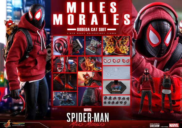 Hot Toys Miles Morales (Bodega Cat Suit) Sixth Scale