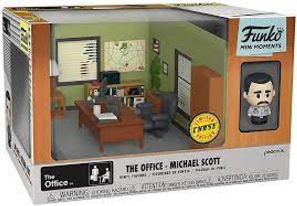 Pop The Office Mini Moments Mini-Figure Diorama Set Michael Scott [CHASE]