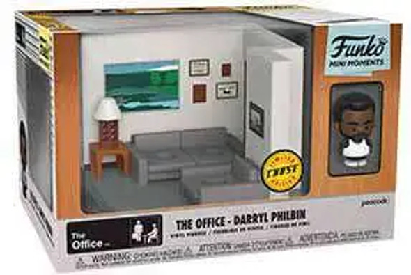 Pop The Office Mini Moments Mini-Figure Diorama Set Darryl Philibin [CHASE]