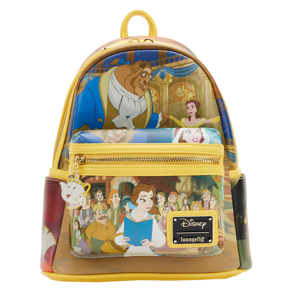 Beauty and the Beast Stained-Glass Window Mini-Backpack - Entertainment  Earth Exclusive