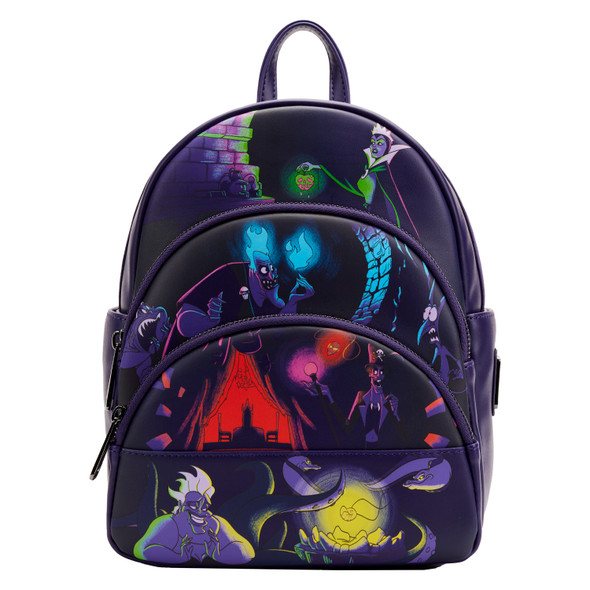  Loungefly Disney Triple Pocket Mini Backpack Princess Collage  Official Mini Backpack, Blue : Loungefly: Clothing, Shoes & Jewelry