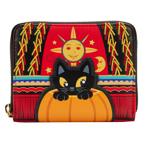 Loungefly Disney Hocus Pocus Dani Binx Zip Around Wallet