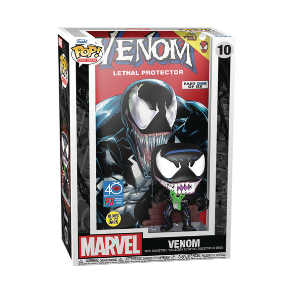 Pop! Comic Cover: Marvel Venom Lethal Protector Glow in The Dark