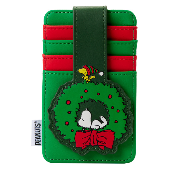 Loungefly Peanuts Snoopy Woodstock  Wreath Card Holder