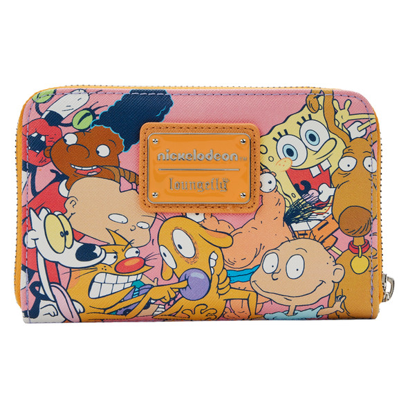 Loungefly Nickelodeon Nick 90s Aop Zip Around Wallet