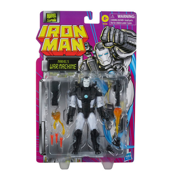 Iron Man Retro Marvel Legends War Machine 6-Inch Action Figure