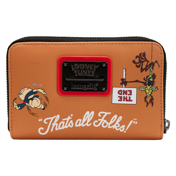 Loungefly Looney Tunes Thats All Folks Zip Around Wallet