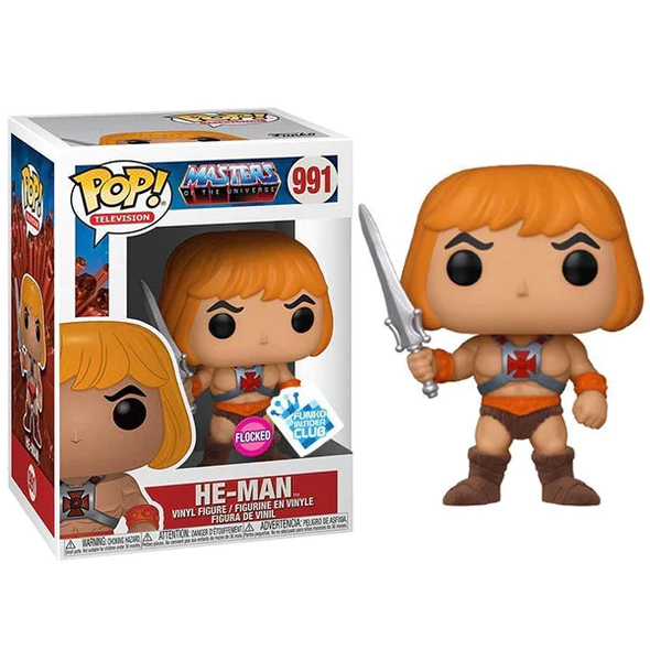 POP! Television Master of The Universe #991 - He-Man Flocked Exclusive