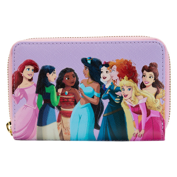 Loungefly Disney Princess Collage Zip Around Wallet