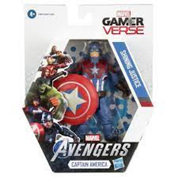 Marvel Gamerverse Shining Captain America Action Figure