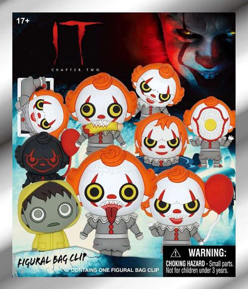It Chapter 2 - Pennywise - 3D Foam Bag Clip in Blind Bag [ONE RANDOM FIGURE]
