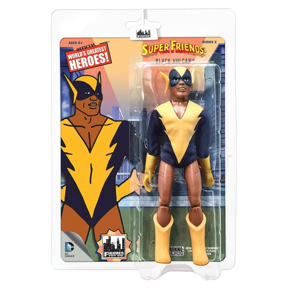 DC Super Friends Retro 8 Inch Action Figures Series Two: Black Vulcan