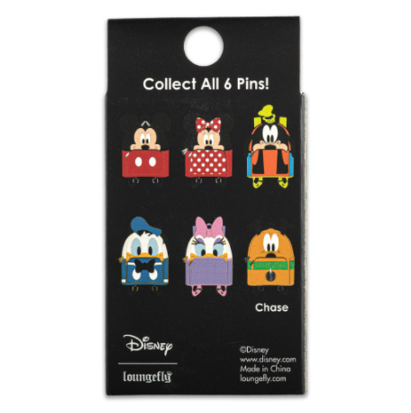 Loungefly Disney Character Backpack Pins Blind Box [ONE RANDOM PIN]