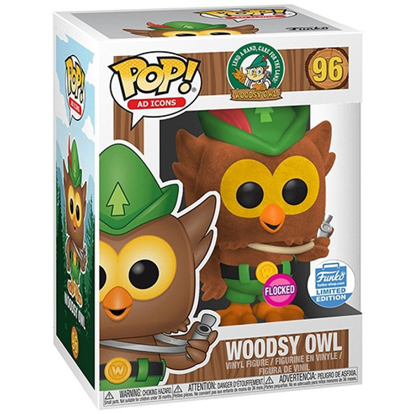 Pop! Ad Icons Woodsy Owl Flocked Exclusive #96