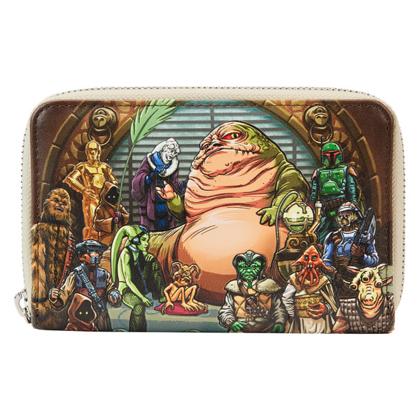 Loungefly Star Wars Return Of The Jedi 40Th Anniversary Jabbas Palace Zip Around Wallet