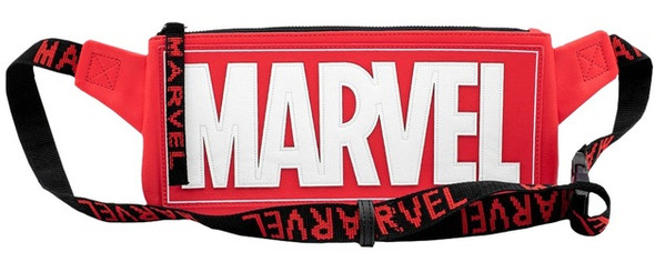 Loungefly Marvel Logo Red Cross Body/ Waist Bag