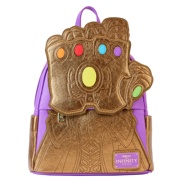 Loungefly Marvel Shine Thanos Gauntlet Mini Backpack