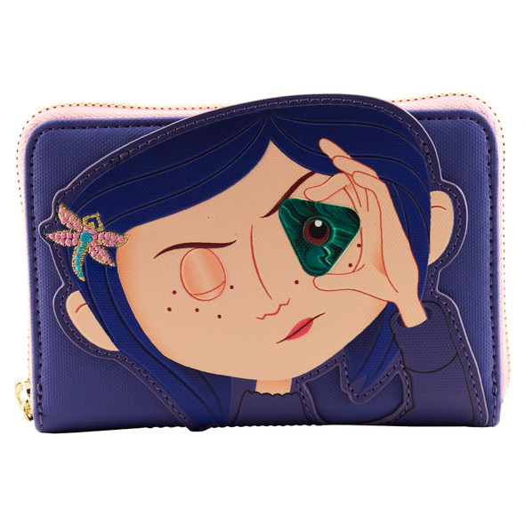 Loungefly Laika Coraline Stars Cosplay Zip Around Wallet