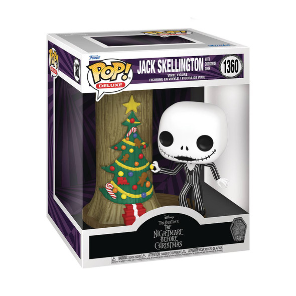 Pop! Deluxe: The Nightmare Before Christmas 30th Anniversary - Jack Skellington with Christmas Door #1360