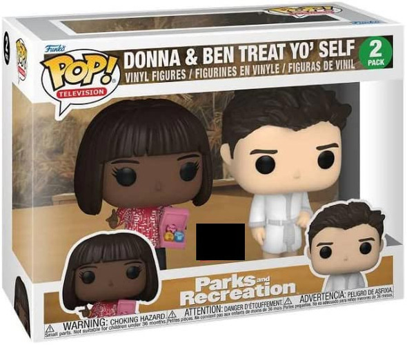 POP! TV: Parks & Recreation - 2pk Donna & Ben Treat Yo'self TargetCon 2 Pack
