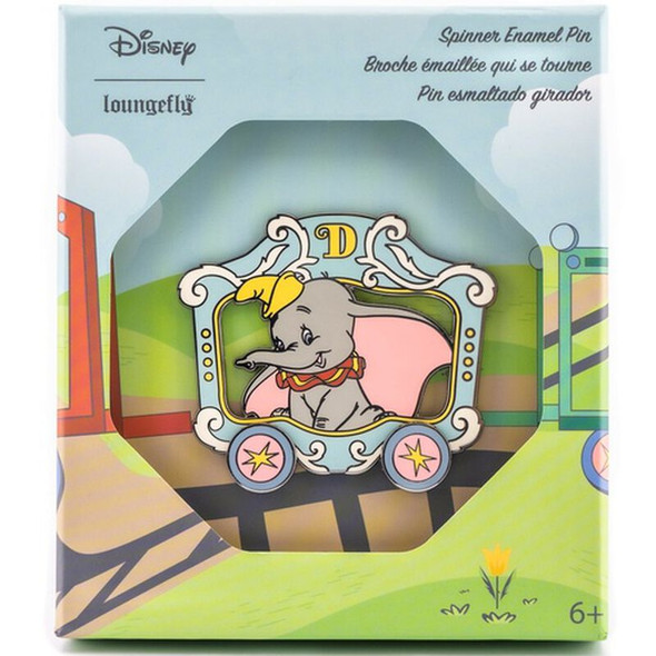 Loungefly Disney Dumbo Circus Collector Box Spinning Enamel Pin