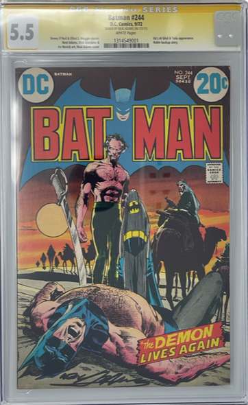 Batman 244 Signature Series CGC 5.5 Neal Adams