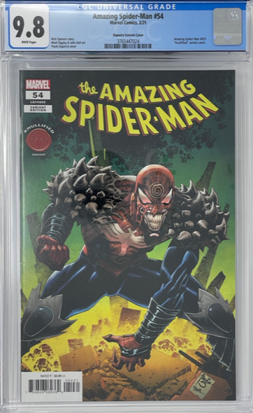 Amazing Spider-Man 54 CGC 9.8 Knullified Siqueira Variant