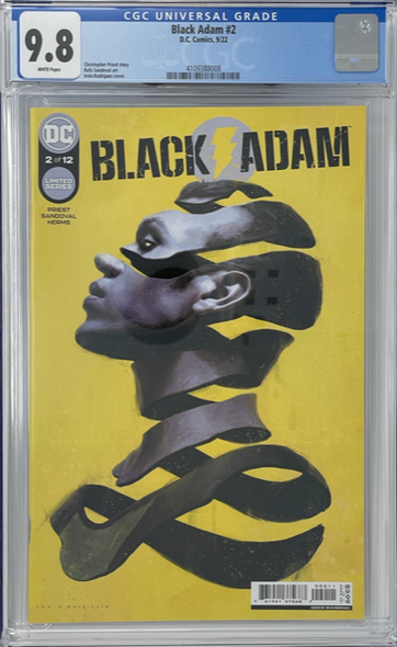 Black Adam 2 CGC 9.8 1st Malik as White Adam