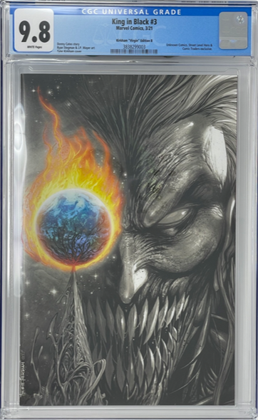 King in Black 3 CGC 9.8 Kirkham Virgin Variant