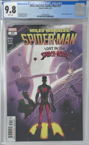 Miles Morales Spider-Man 37 CGC 9.8 Clarke Cover