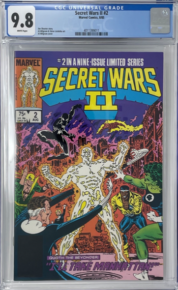 Secret Wars II 2 CGC 9.8 1st Hate Monger 