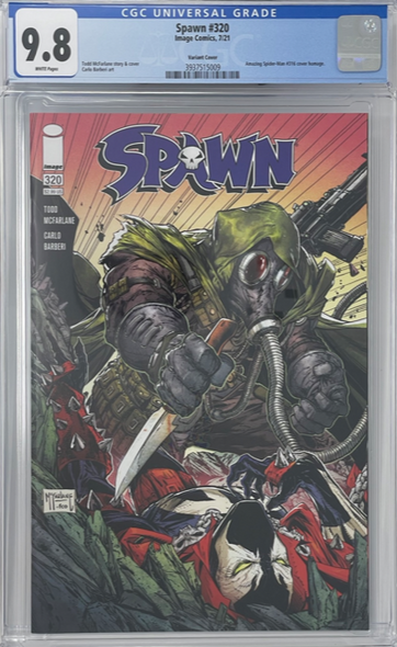 Spawn 320 CGC 9.8 ASM Homage Variant