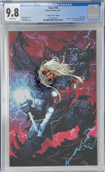 Thor 10 CGC 9.8 Lashley Virgin Variant