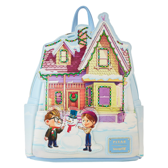 Loungefly Disney Pixar Up House Christmas Lights Mini Backpack