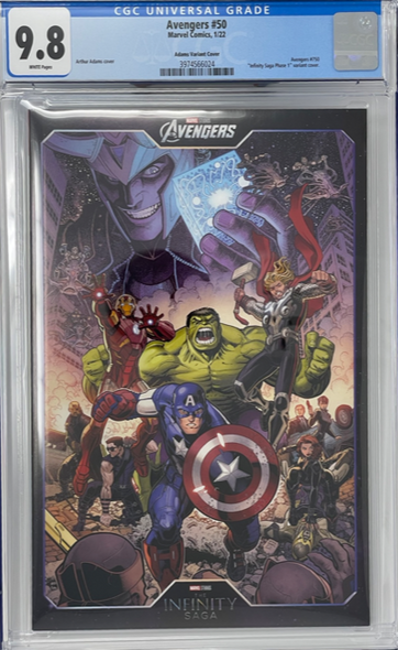 Avengers 50 CGC 9.8 Art Adams Variant