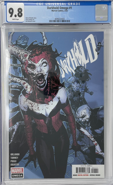 Darkhold Omega 1 CGC 9.8 