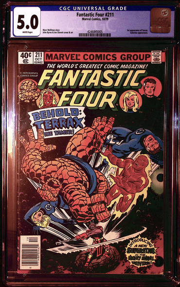 Fantastic Four 211 CGC 5.0 1st Terrax