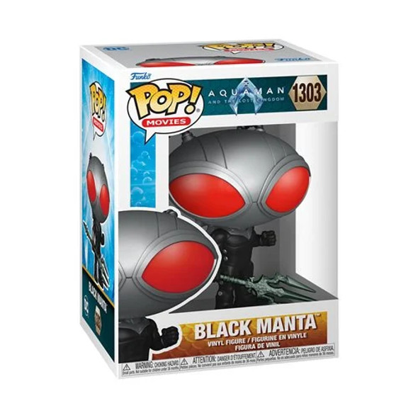 Aquaman and the Lost Kingdom Black Manta with Trident Funko Pop! Vinyl Figure #1303