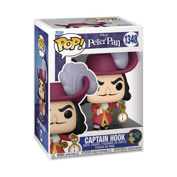 Pop! Disney: Peter Pan 70th Anniversary - Captain Hook #1348