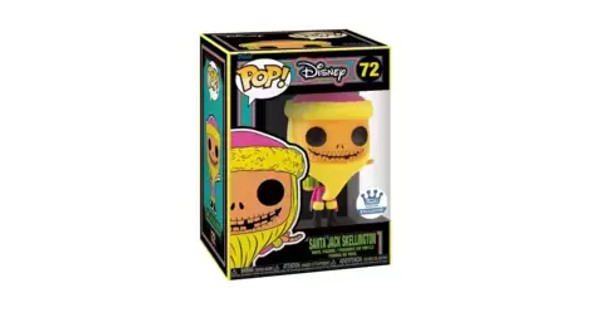 Pop! Santa Jack Skellington Blacklight Exclusive #72