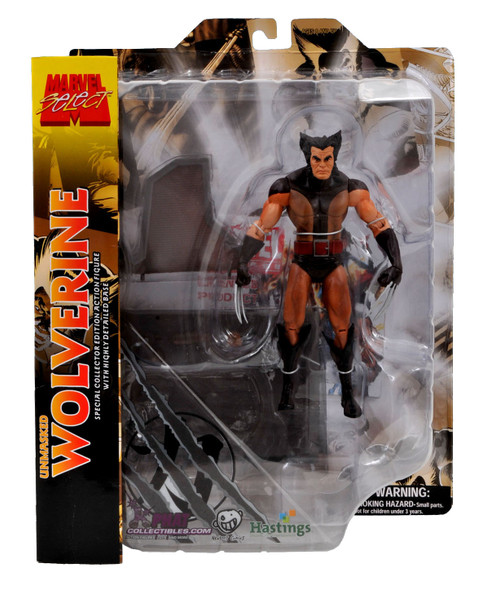 Diamond Select Toys Marvel Select Unmasked Wolverine Figure