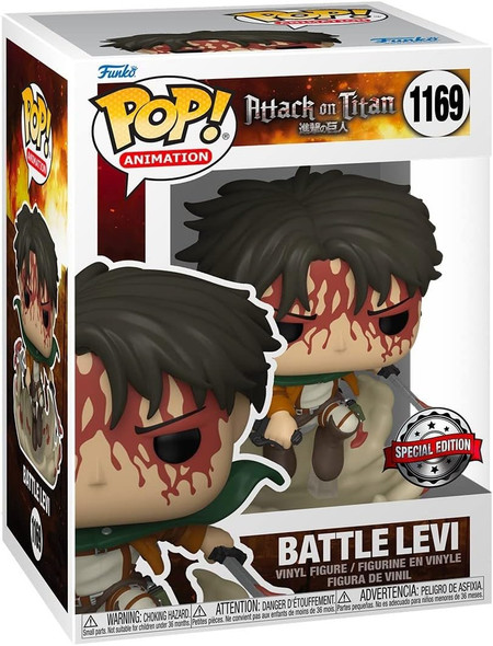 Pop! Animation Battle Levi Attack On Titan Exclusive #1169