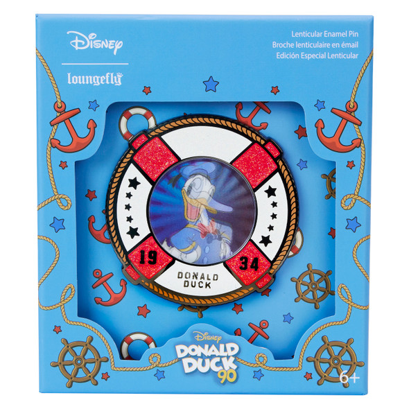 Loungefly Disney Donald Duck 90Th Anniversary 3" Collector Box