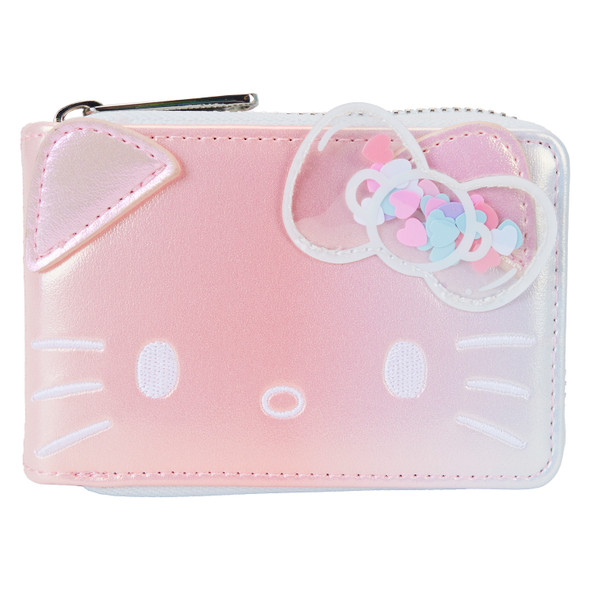 Loungefly Hello Kitty 50Th Anniversary Clear And Cute Cosplay Accordion Wallet