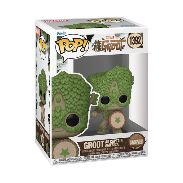 Pop! Marvel: 85th Anniversary - We are Groot, Groot as Captain America #1392