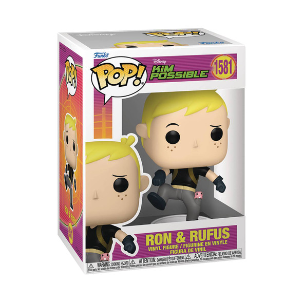 Pop Disney: Kim Possible - Ron Stoppable with Rufus #1581 Pop Disney: Kim Possible - Ron Stoppable with Rufus #1581