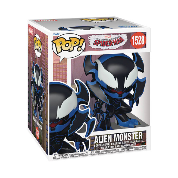 Pop! Super: Friendly Neighborhood Spider-Man - Alien Monster #1528 Pop! Super: Friendly Neighborhood Spider-Man - Alien Monster #1528
