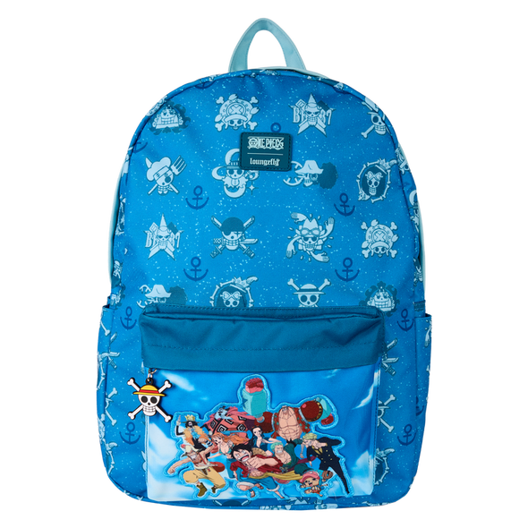 Loungefly One Piece All-Over Print Full-Size Backpack